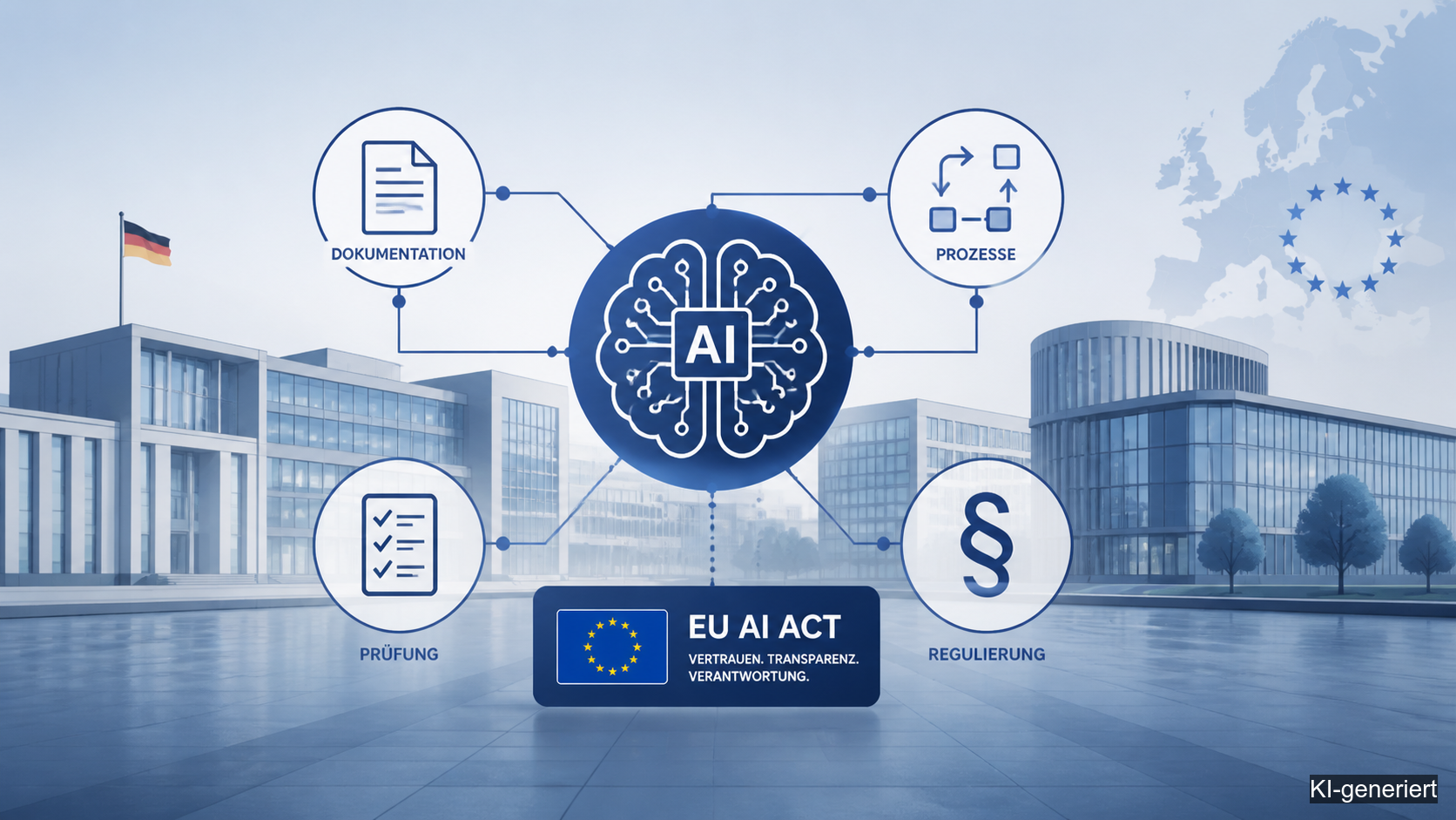KI-Governance in der Verwaltung (KI-generiert)